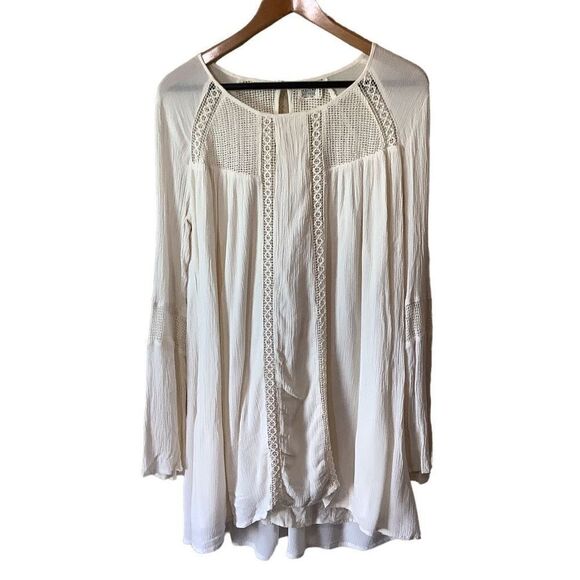 Volcom Cream Colored Boho Traffik Dress - Picture 1 of 8